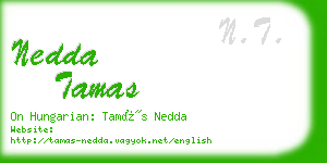 nedda tamas business card